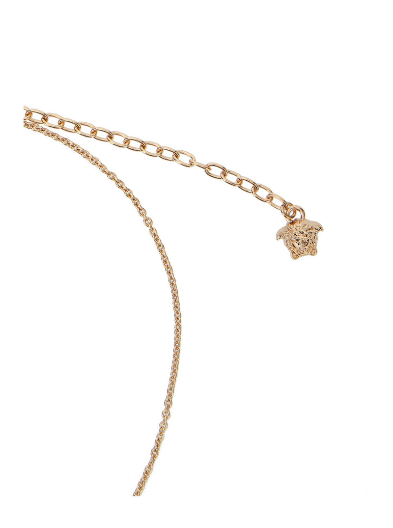 Versace Medusa Head Pendant Necklace — Gold Brass Necklaces