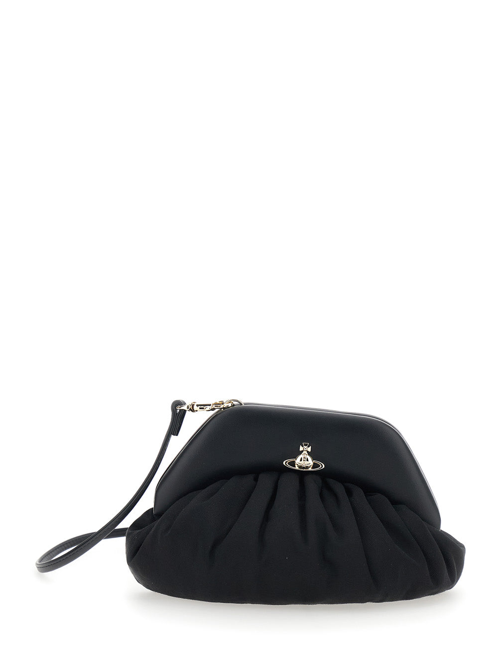 Vivienne Westwood Brooke Clutch — Black Viscose