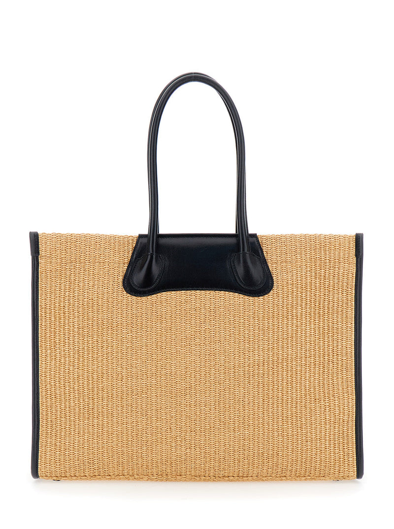 Vivienne Westwood Troy Tote Bag — Beige Cotton