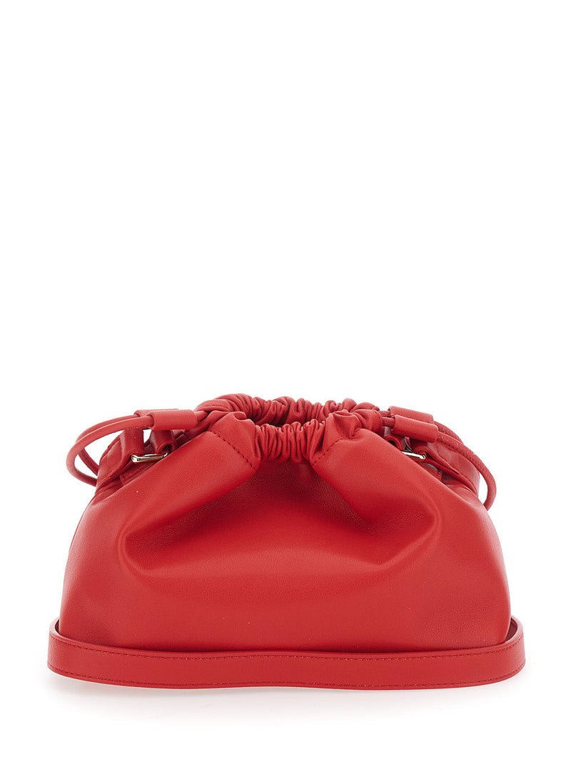 A.p.c. Ninon Mini Crossbody Bag — Red Polyurethane