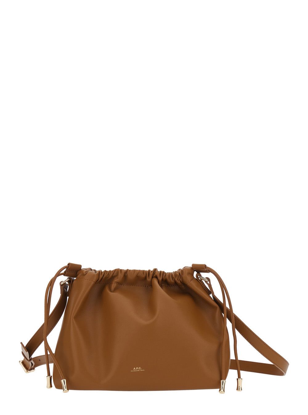A.p.c. Ninon Crossbody Bag — Brown Polyurethane
