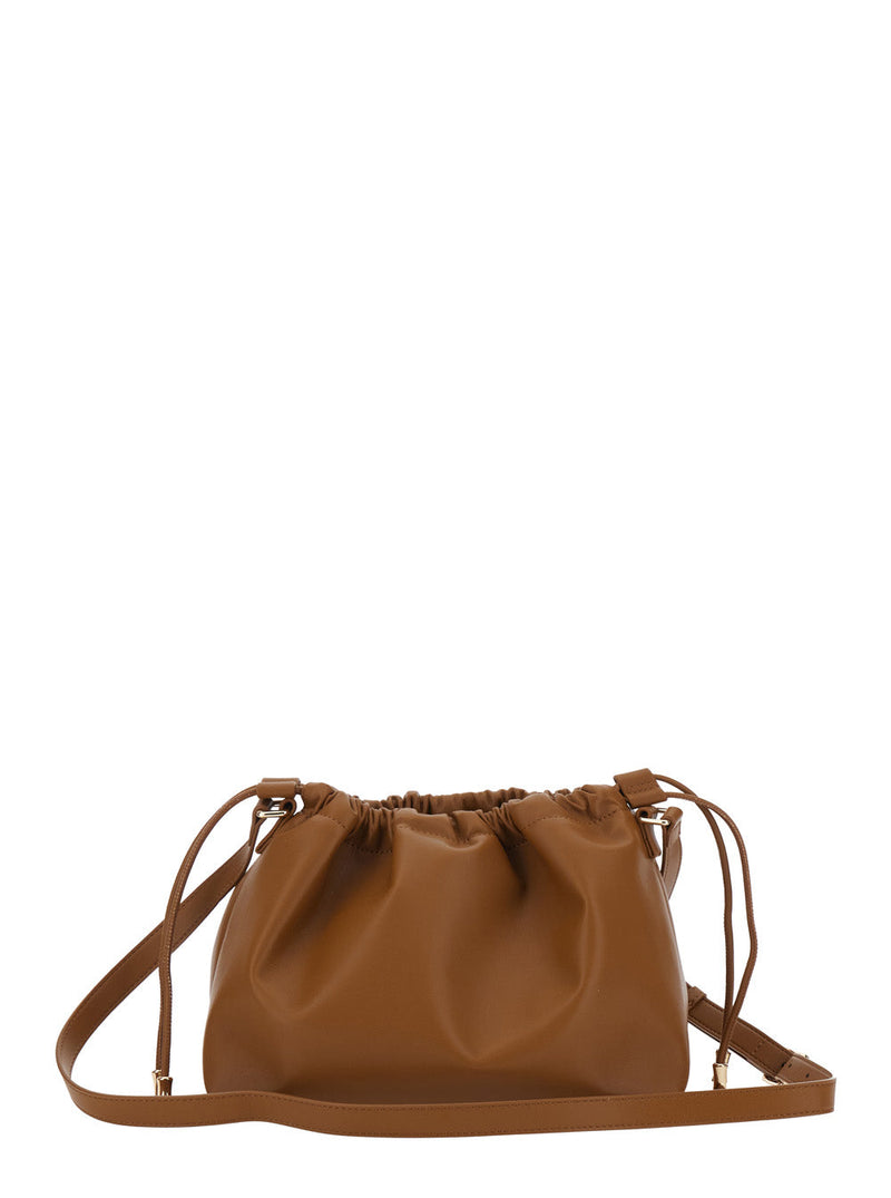 A.p.c. Ninon Crossbody Bag — Brown Polyurethane