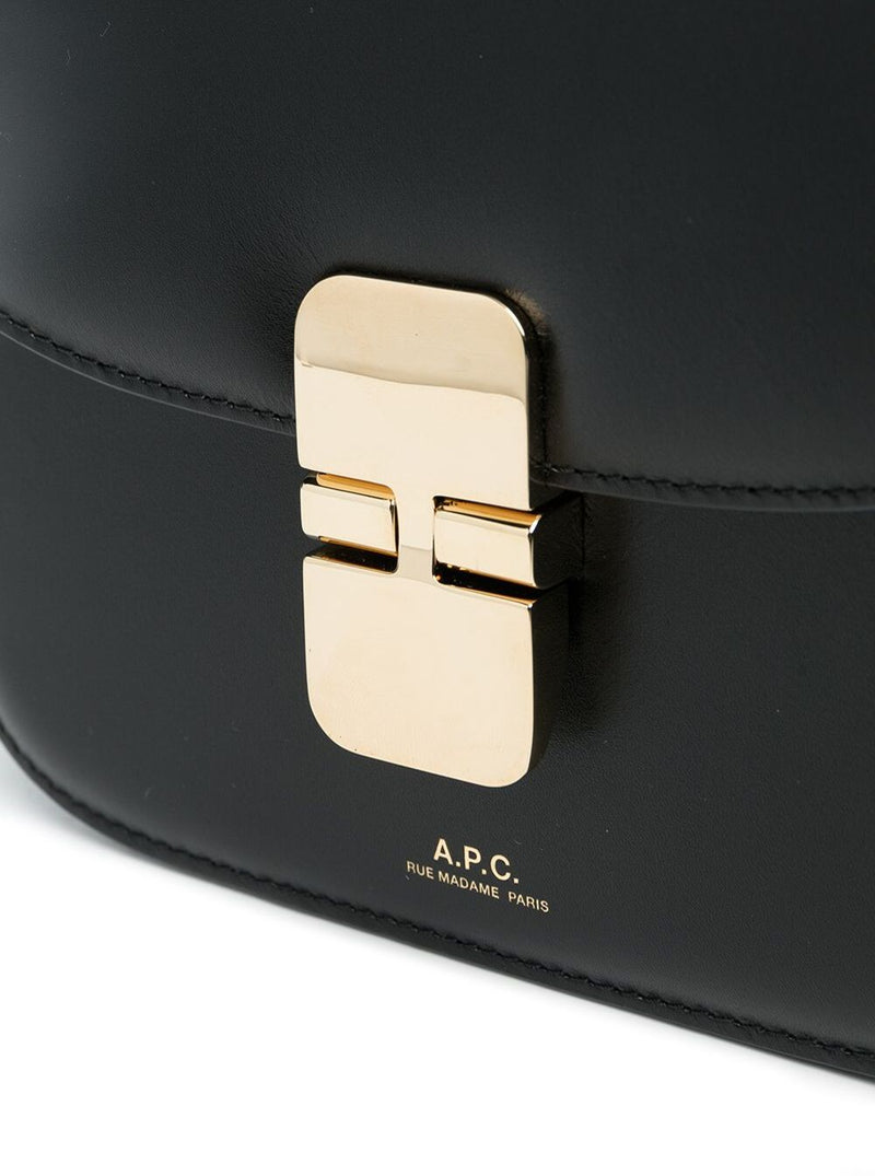A.p.c. Grace Crossbody Bag — Black Cow Leather