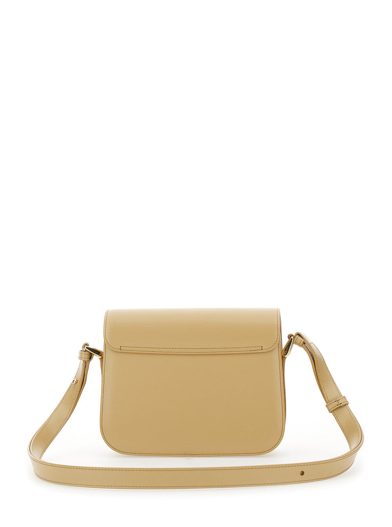 A.p.c. Grace Crossbody Bag — Beige Cow Leather