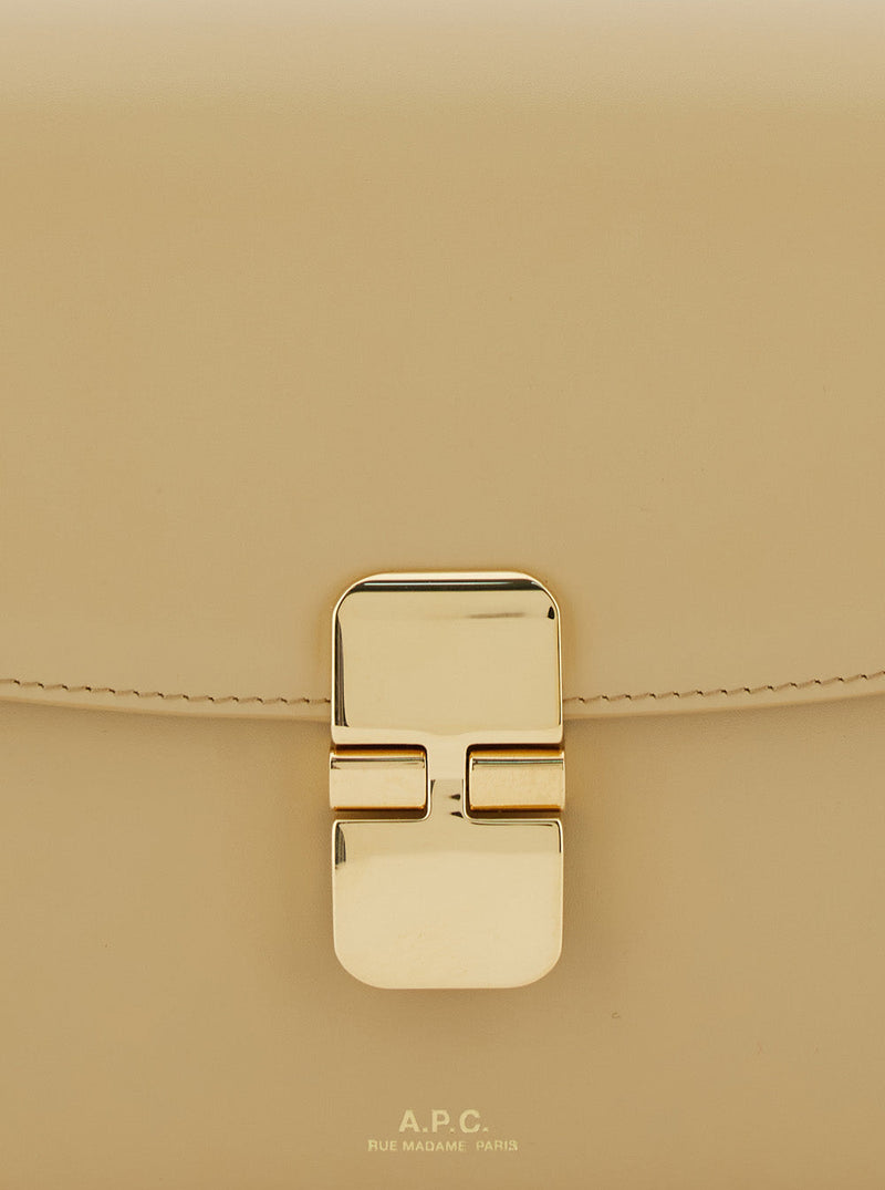 A.p.c. Grace Crossbody Bag — Beige Cow Leather