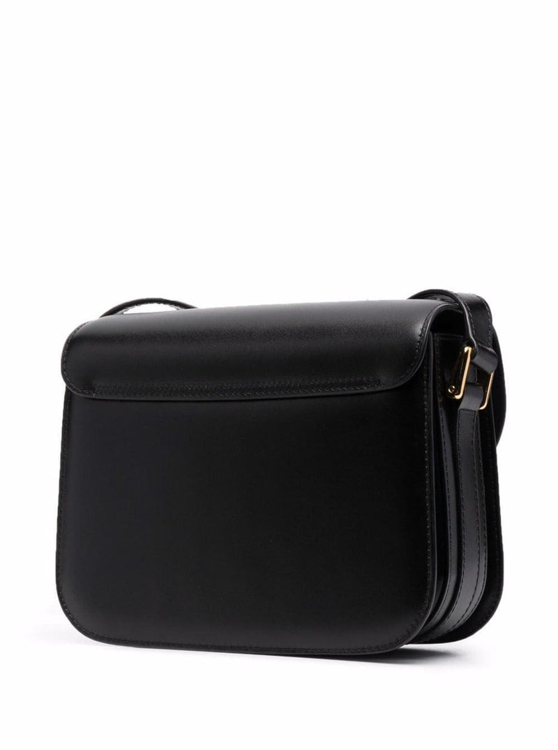 A.p.c. Grace Crossbody Bag — Black Cow Leather