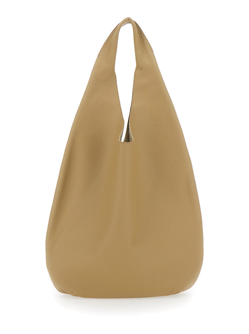 A.p.c. Le Neige Shoulder Bag — Beige Cow Leather