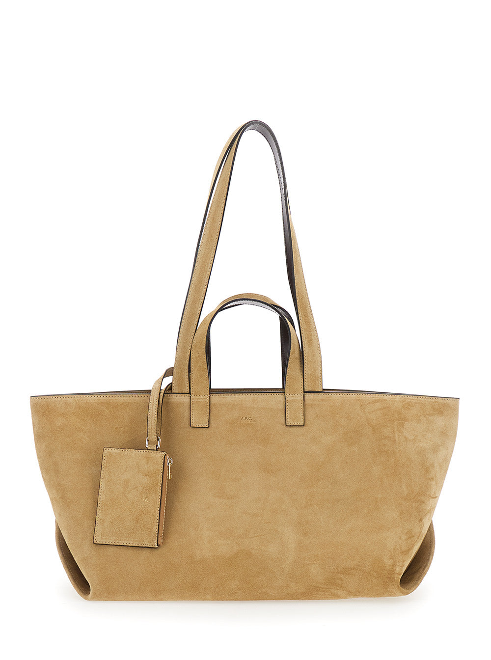 A.p.c. Tote Bag — Beige Cow Leather