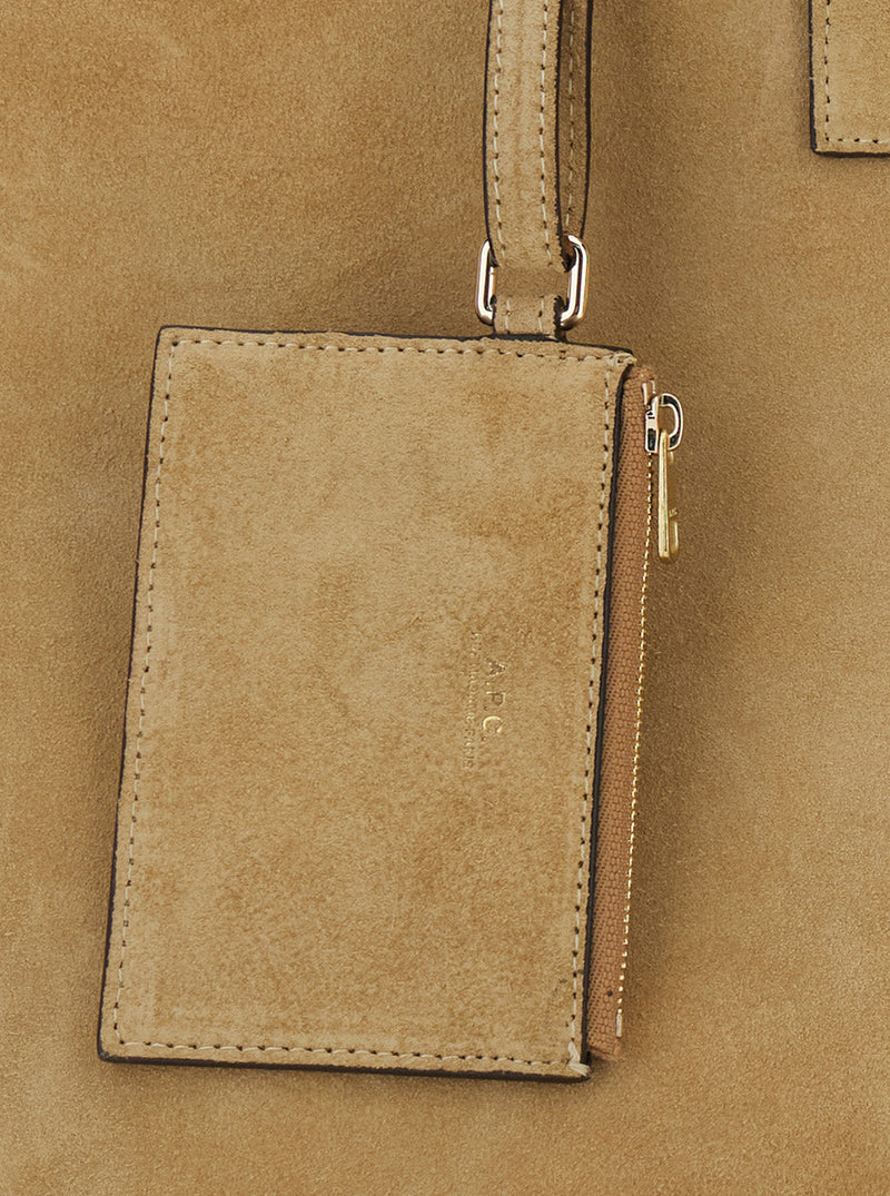 A.p.c. Tote Bag — Beige Cow Leather