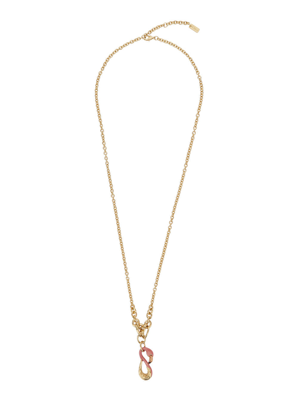 Chloé Twisted Metal Link Necklace — Gold Necklaces