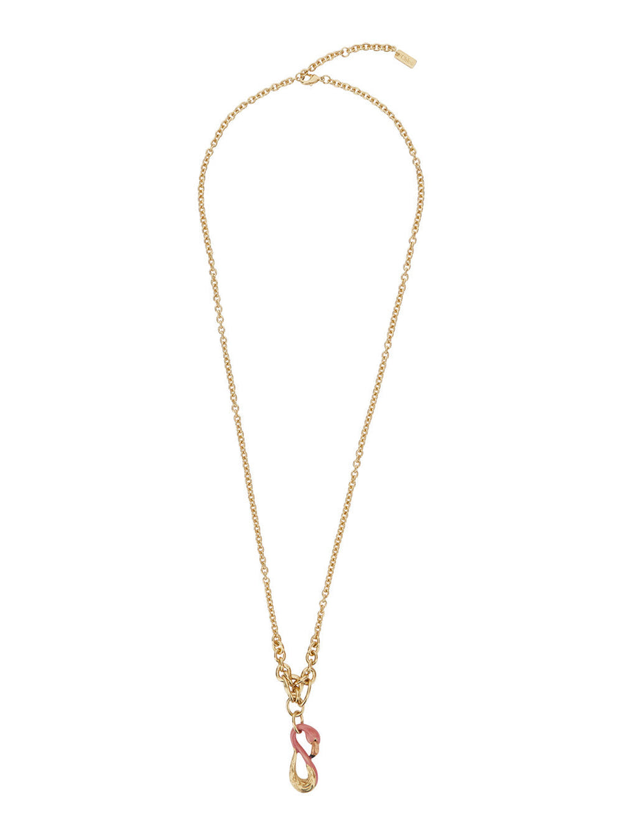 Chloé Twisted Metal Link Necklace — Gold Necklaces