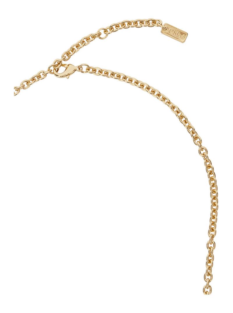 Chloé Twisted Metal Link Necklace — Gold Necklaces