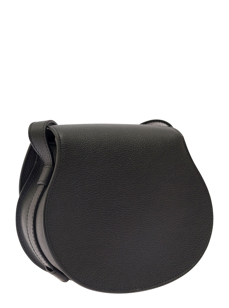 Chloé Marcie Crossbody Bag — Black Leather