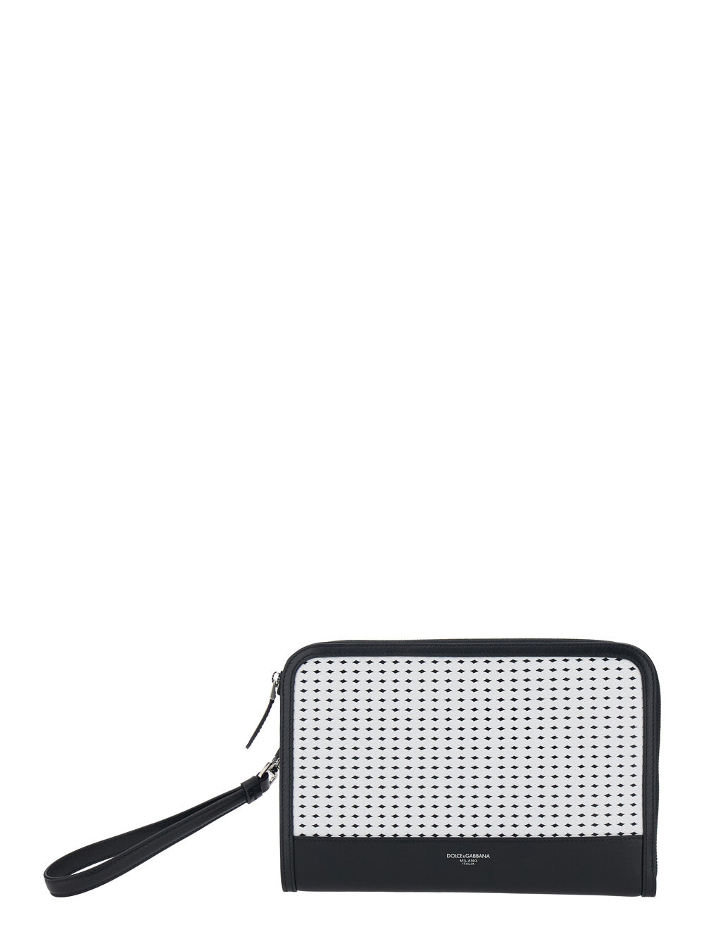Dolce & Gabbana Perforated Calf Leather Wallet — Black