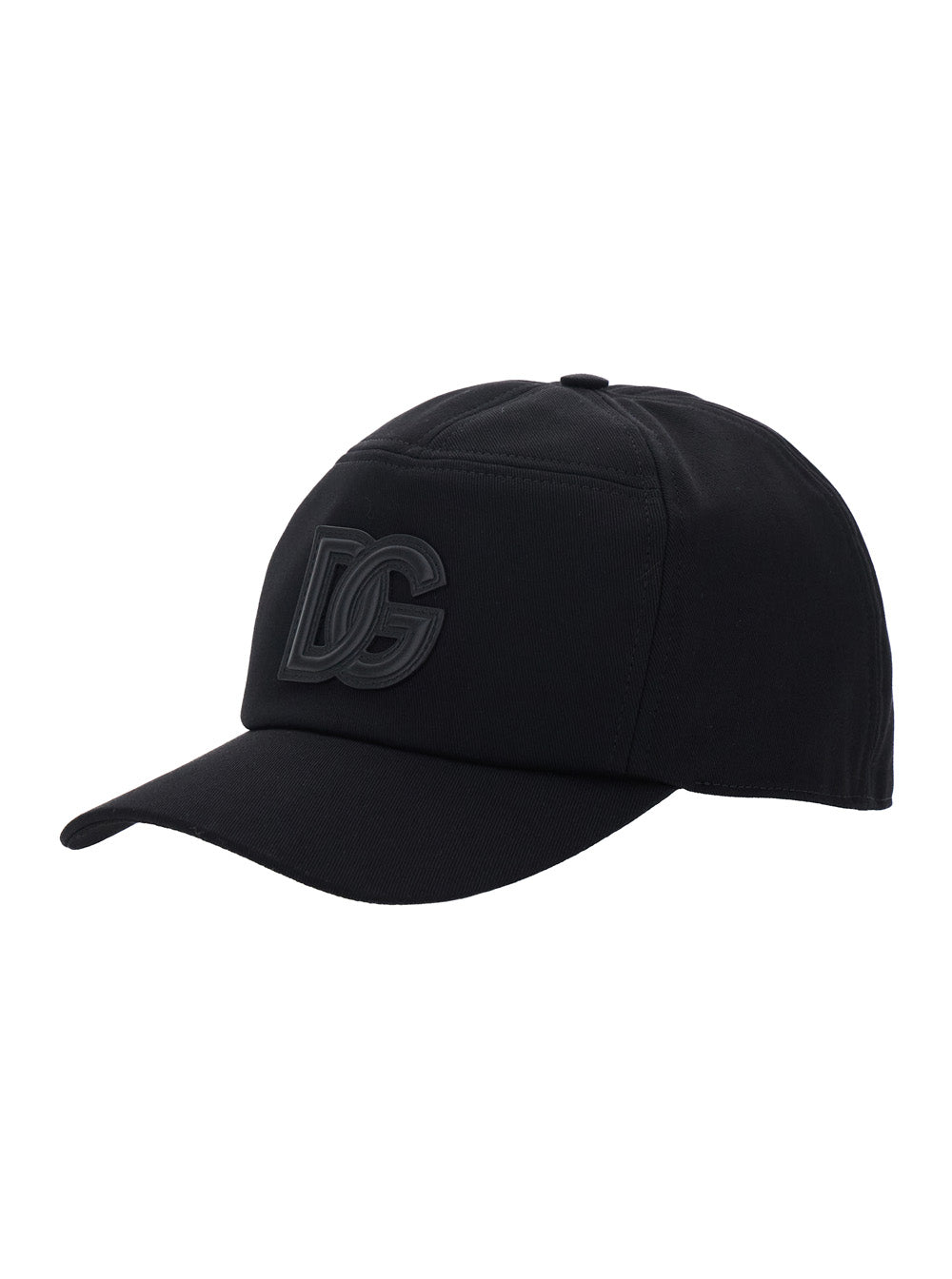 Dolce & Gabbana Gh931z Logo-Embroidered Viscose Baseball Cap — Black Caps