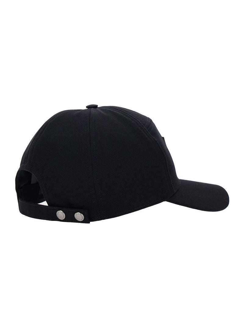 Dolce & Gabbana Gh931z Logo-Embroidered Viscose Baseball Cap — Black Caps