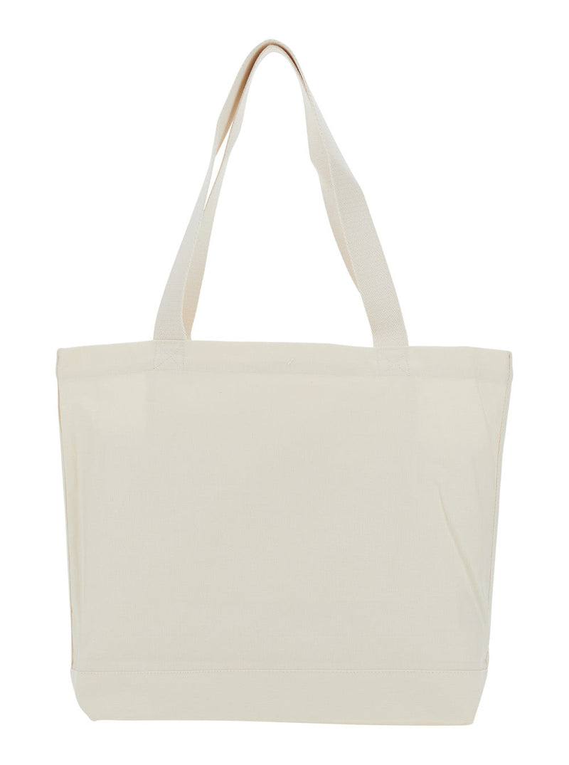 Maison Kitsuné Shoulder Bag — White Cotton