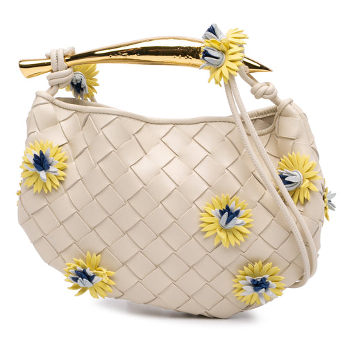 Baby Lambskin Intrecciato Floral Sardine - Image 1