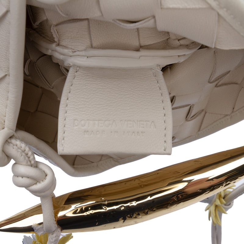 Baby Lambskin Intrecciato Floral Sardine - Image 5