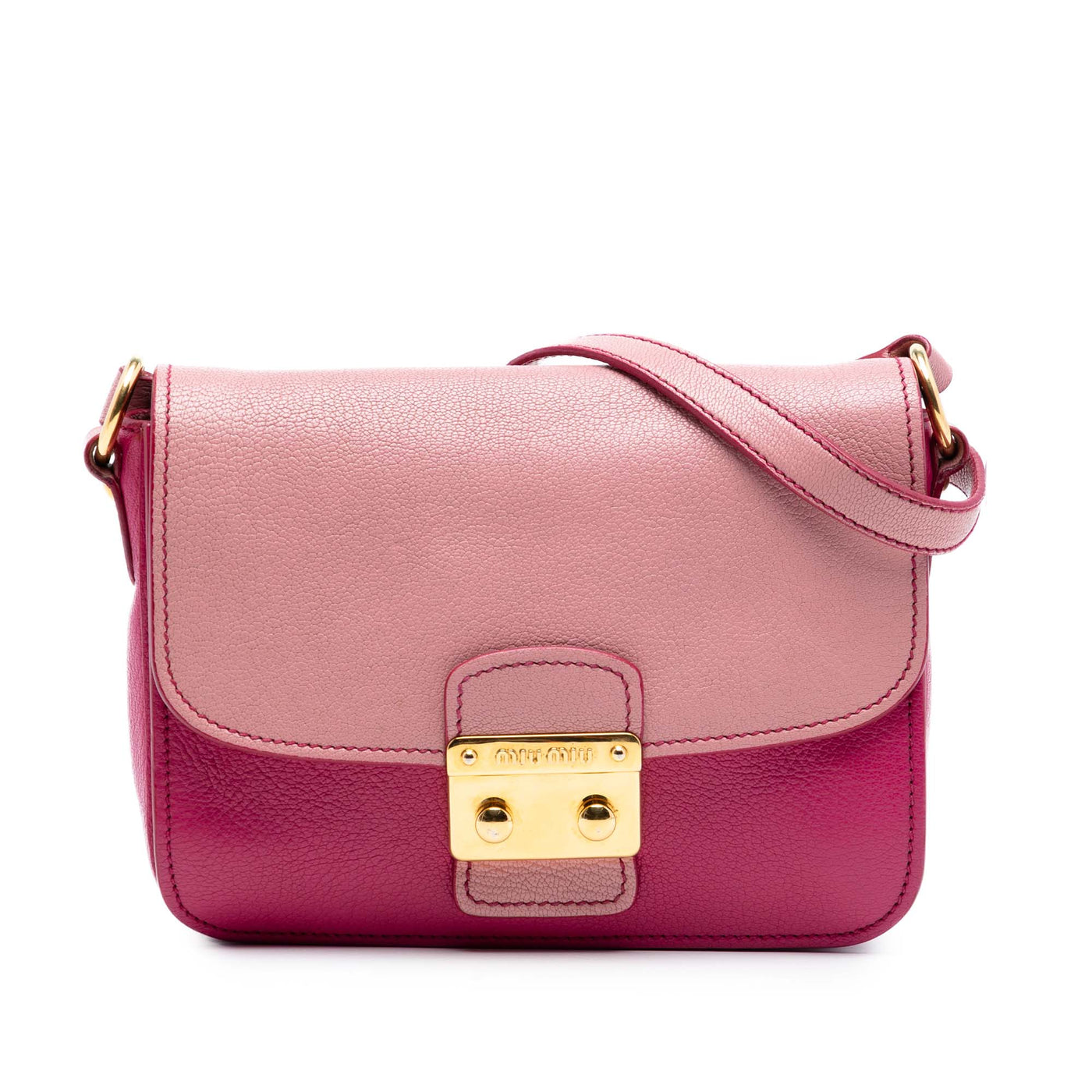 Bicolor Goatskin Madras Crossbody - Image 1