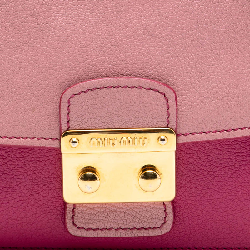 Bicolor Goatskin Madras Crossbody - Image 6