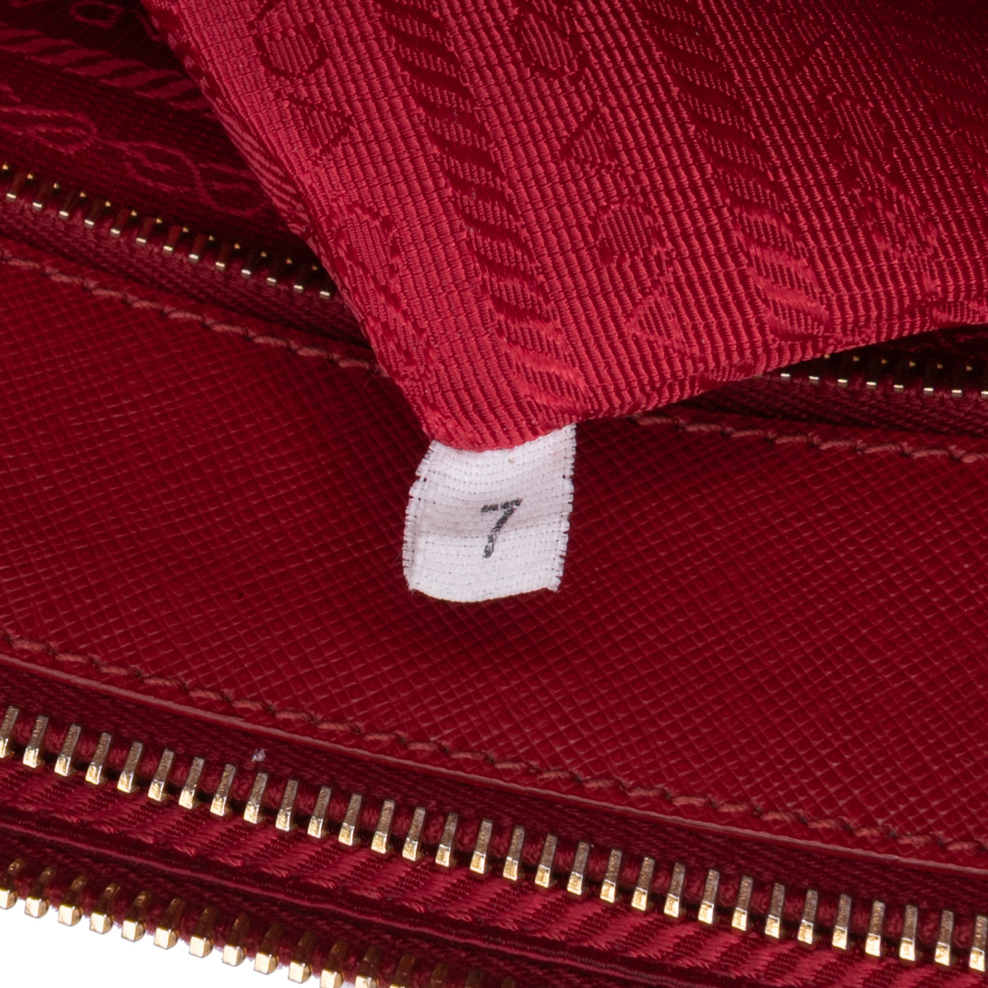 Large Saffiano Lux Galleria Double Zip Satchel - Image 6