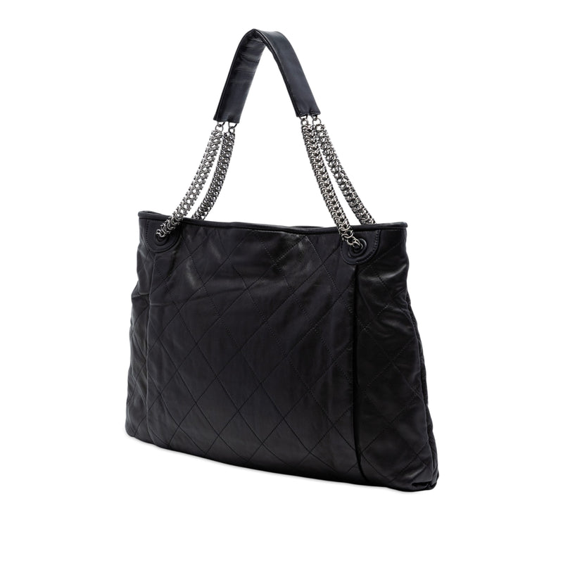 CC Quilted Lambskin Chain Shopping Tote - Image 2