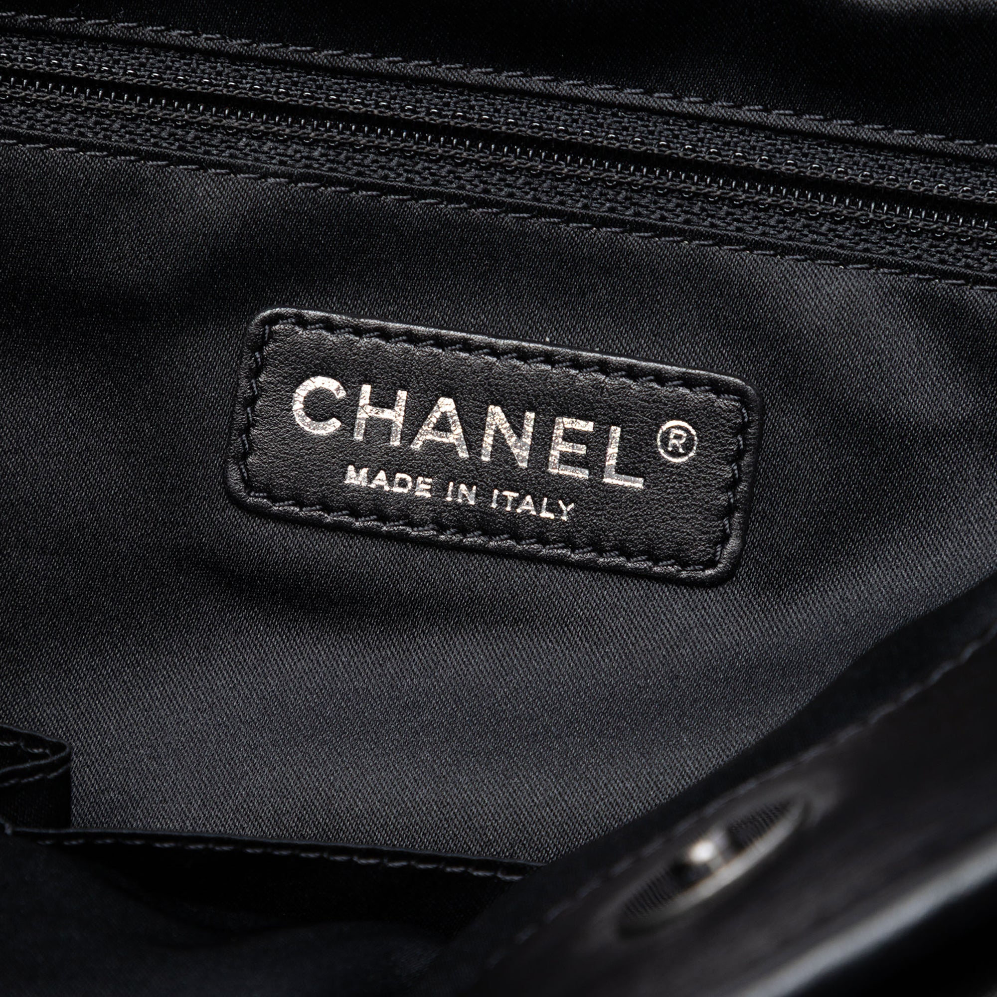 CC Quilted Lambskin Chain Shopping Tote - Image 5