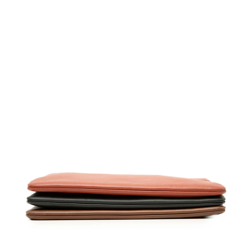 Small Tricolor Lambskin Trio Crossbody - Image 3