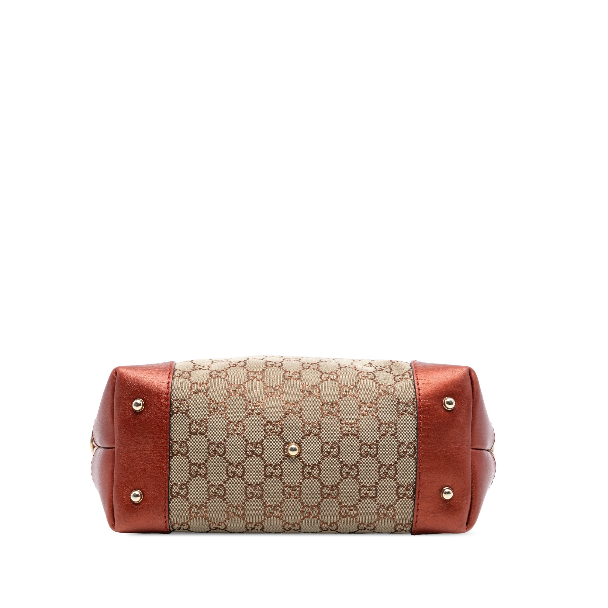 GG Canvas Heart Bit Satchel - Image 3