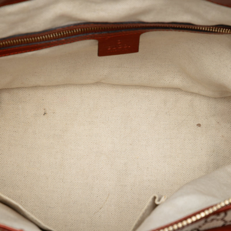 GG Canvas Heart Bit Satchel - Image 4
