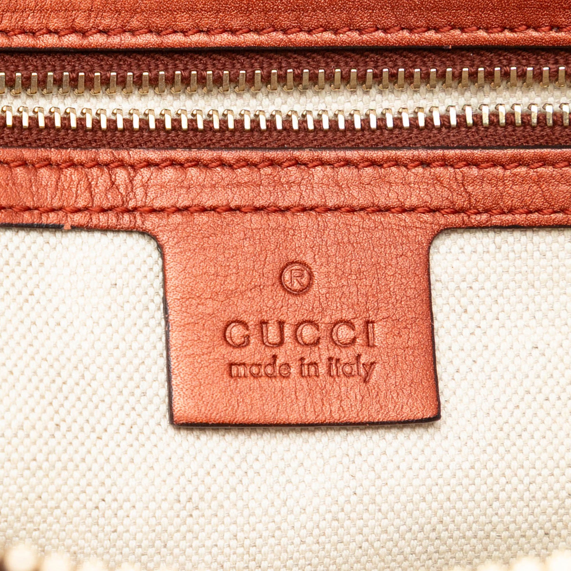 GG Canvas Heart Bit Satchel - Image 5