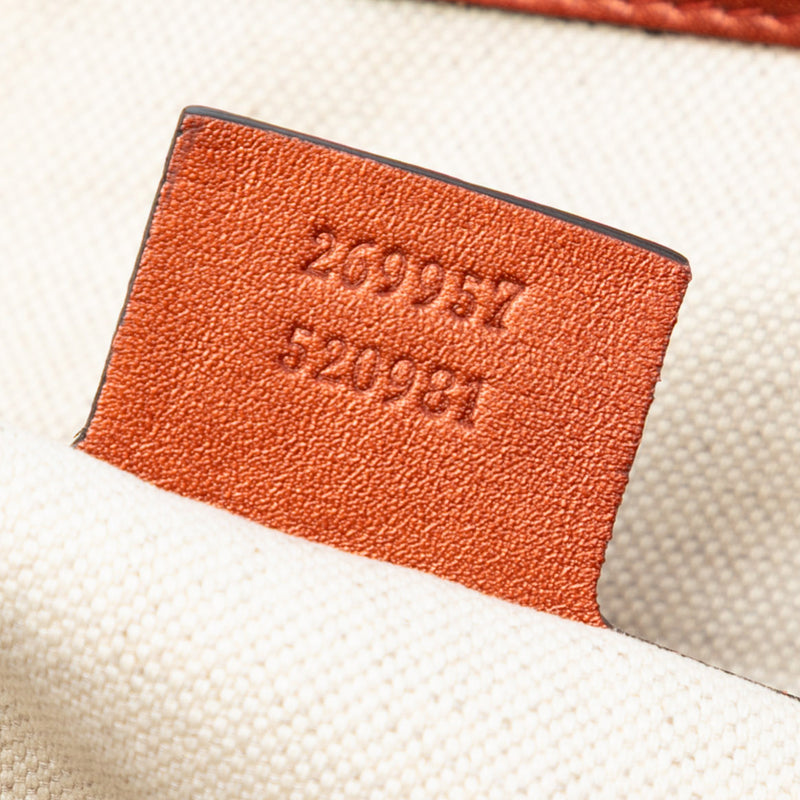 GG Canvas Heart Bit Satchel - Image 6