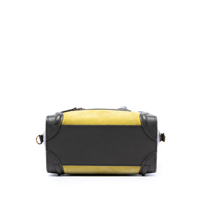Nano Tricolor Leather Luggage Tote - Image 3