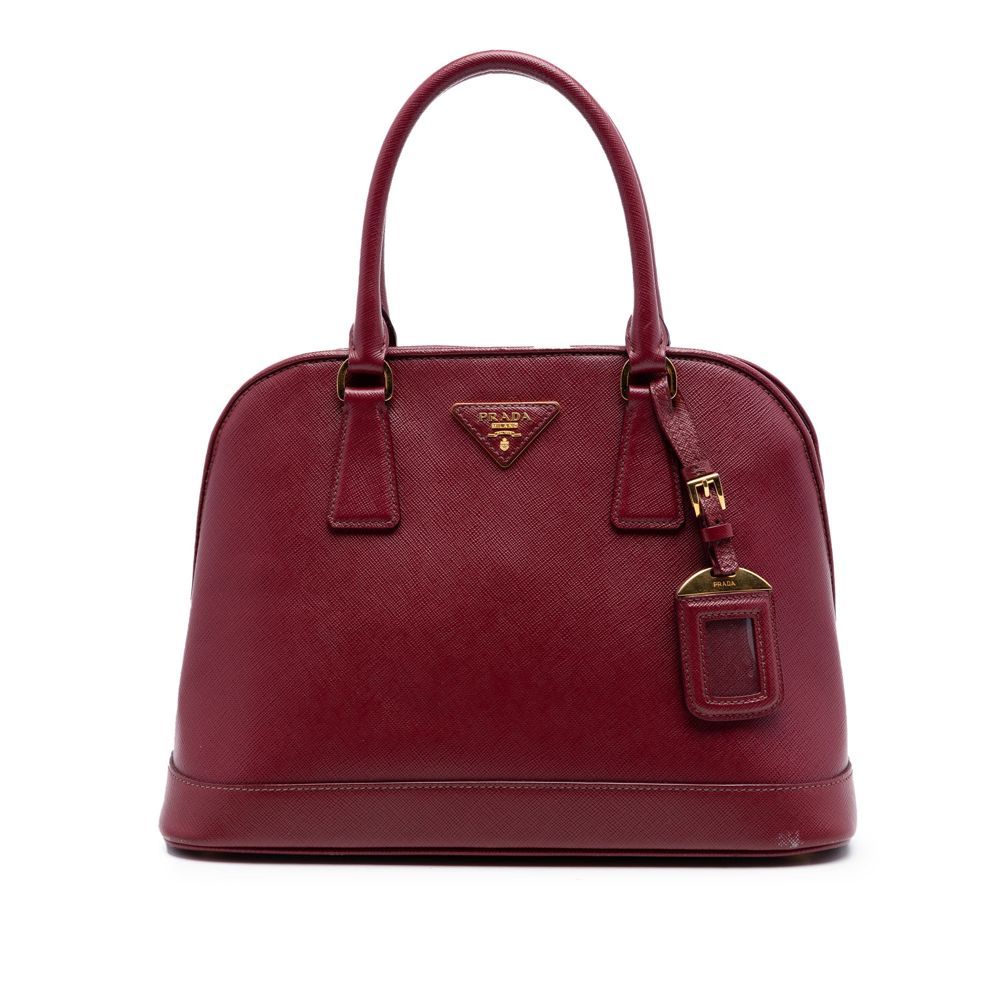 Medium Saffiano Lux Open Promenade Satchel - Image 1