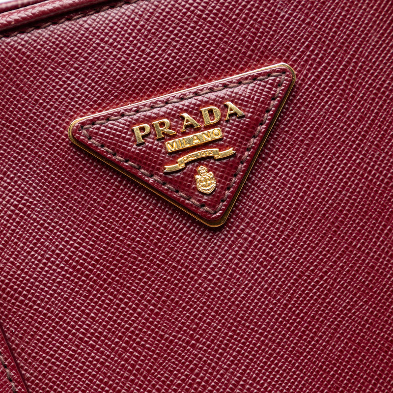 Medium Saffiano Lux Open Promenade Satchel - Image 5