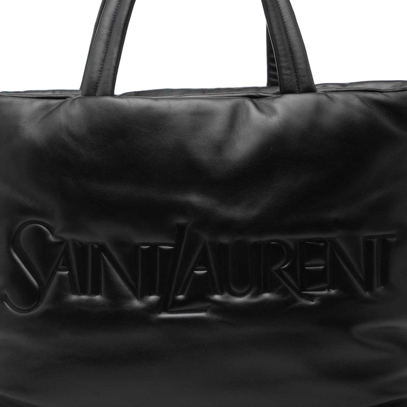 Lambskin Wide Puffer Tote - Image 6