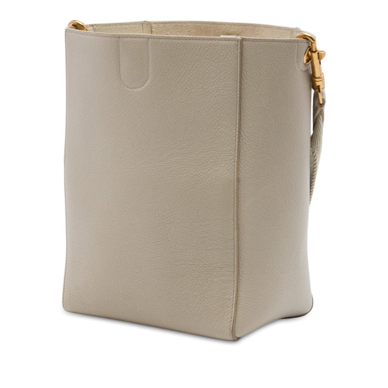 Small Soft Grained Calfskin Seau Sangle Bucket Bag - Image 2