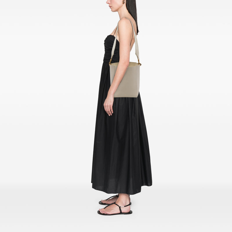 Small Soft Grained Calfskin Seau Sangle Bucket Bag - Image 6