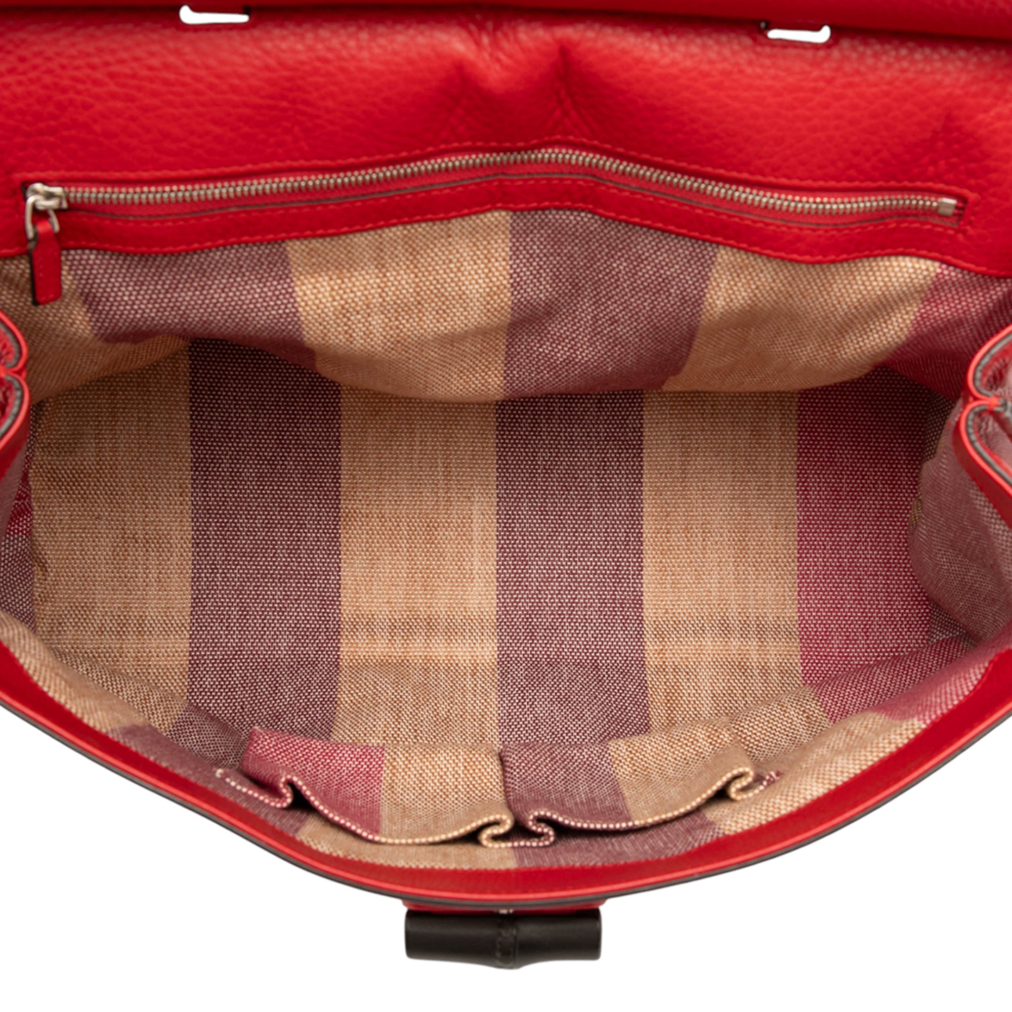Large Calfskin Bamboo Daily Satchel - Image 4