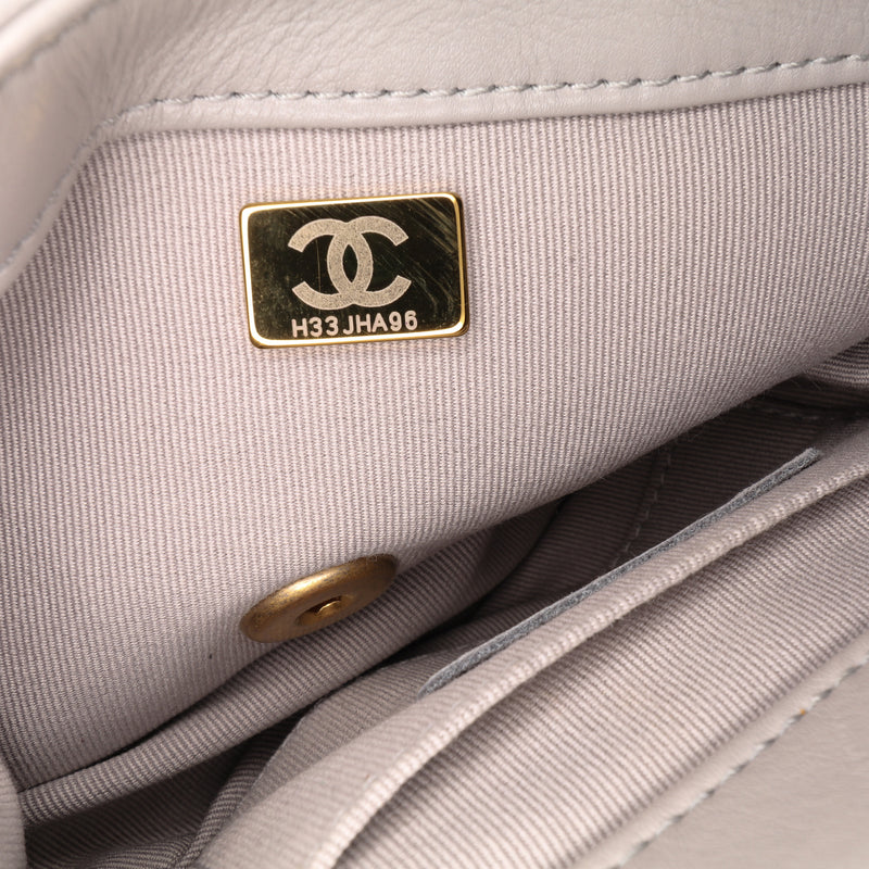 CC Quilted Lambskin Rounded Flap - Image 6