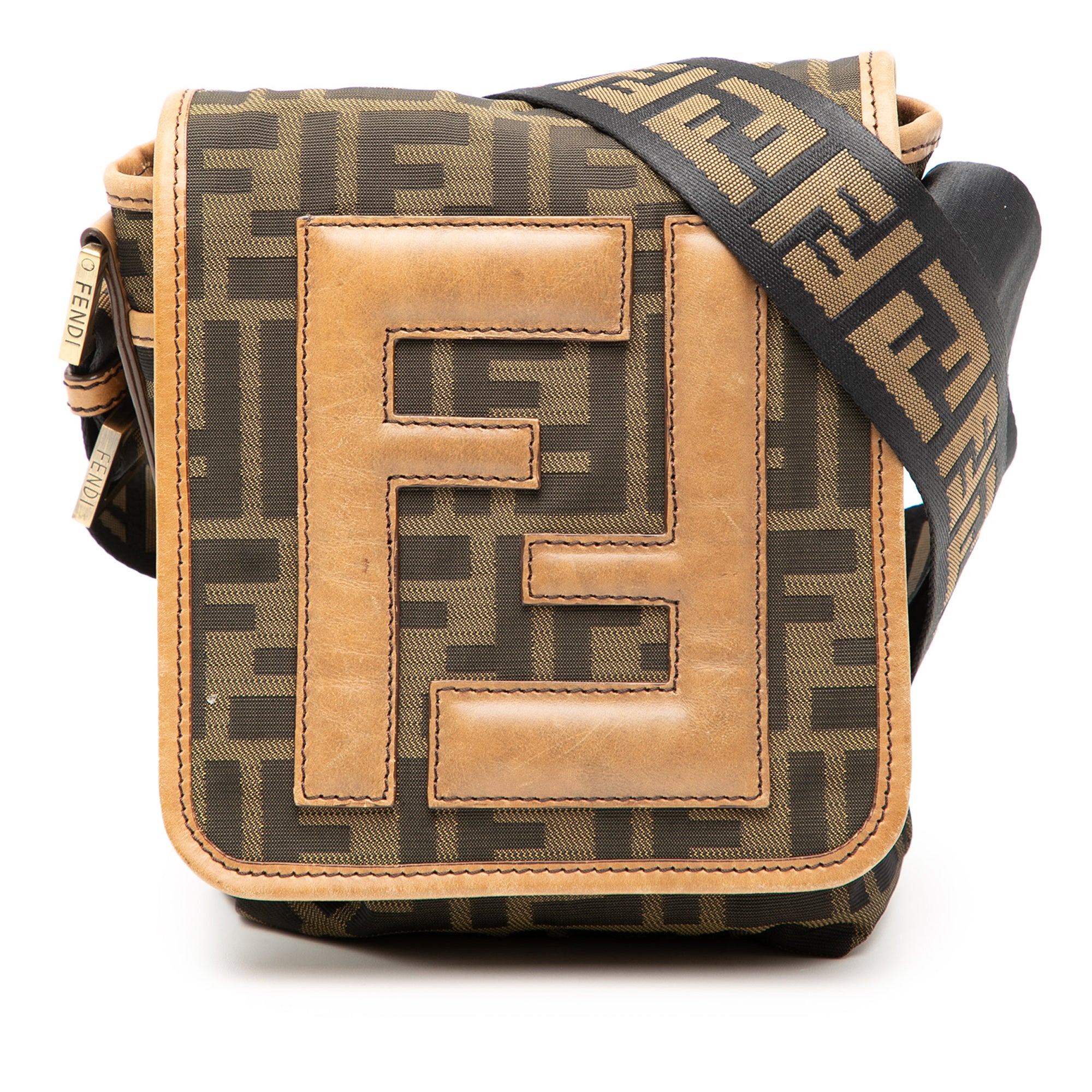 Mini FF Zucca Canvas Crossbody - Image 1