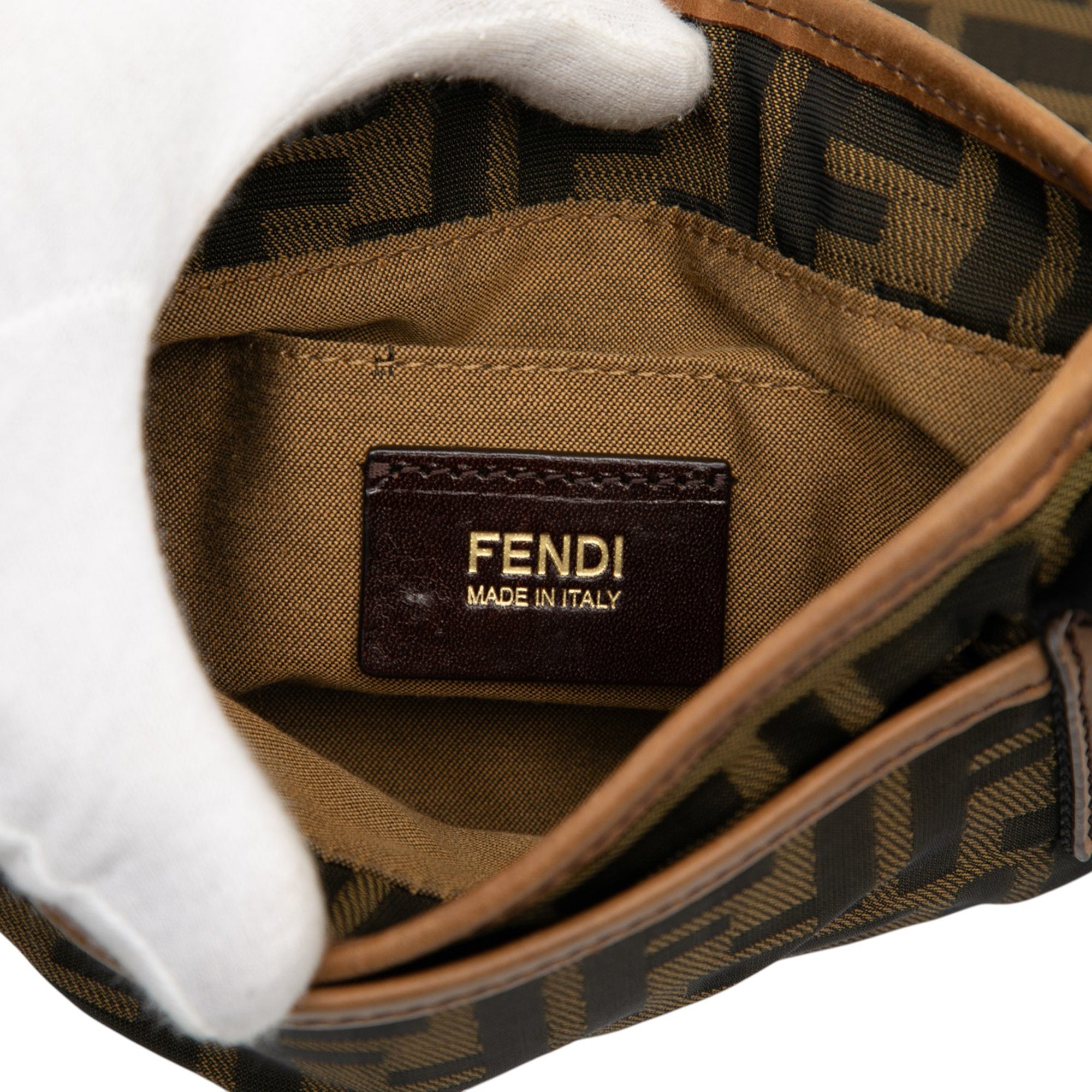 Mini FF Zucca Canvas Crossbody - Image 5