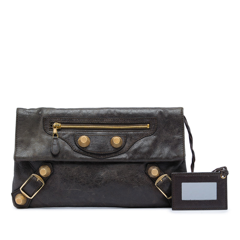 Lambskin Motocross Giant 21 Envelope Clutch - Image 6
