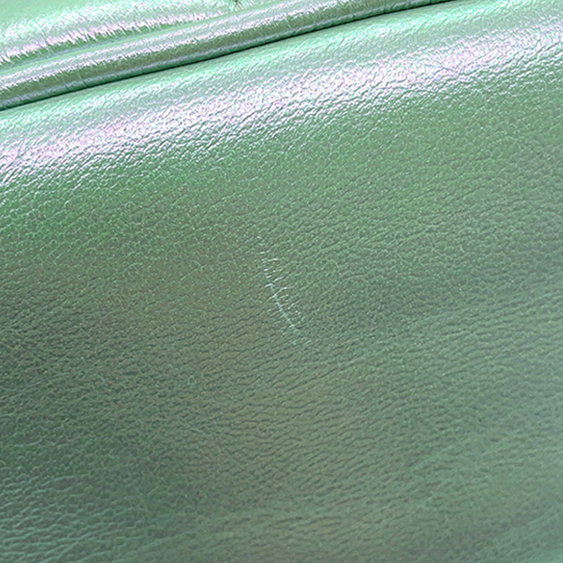 Mini GG Marmont Matelasse Iridescent Calfskin Flap Crossbody - Image 10