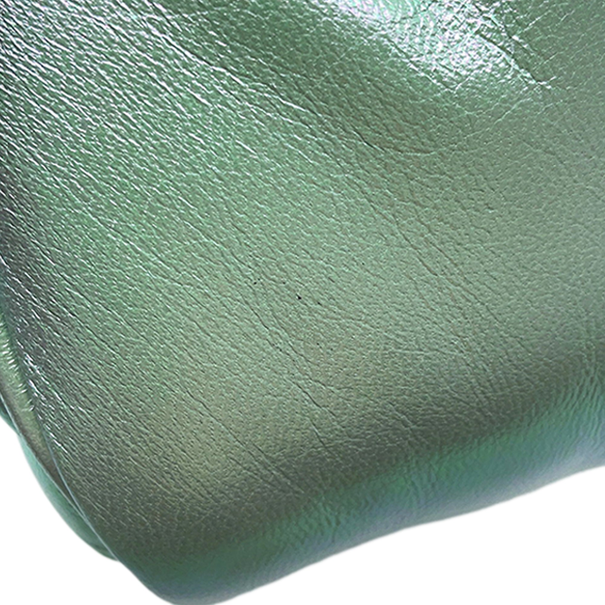 Mini GG Marmont Matelasse Iridescent Calfskin Flap Crossbody - Image 12