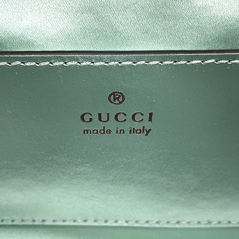 Mini GG Marmont Matelasse Iridescent Calfskin Flap Crossbody - Image 5