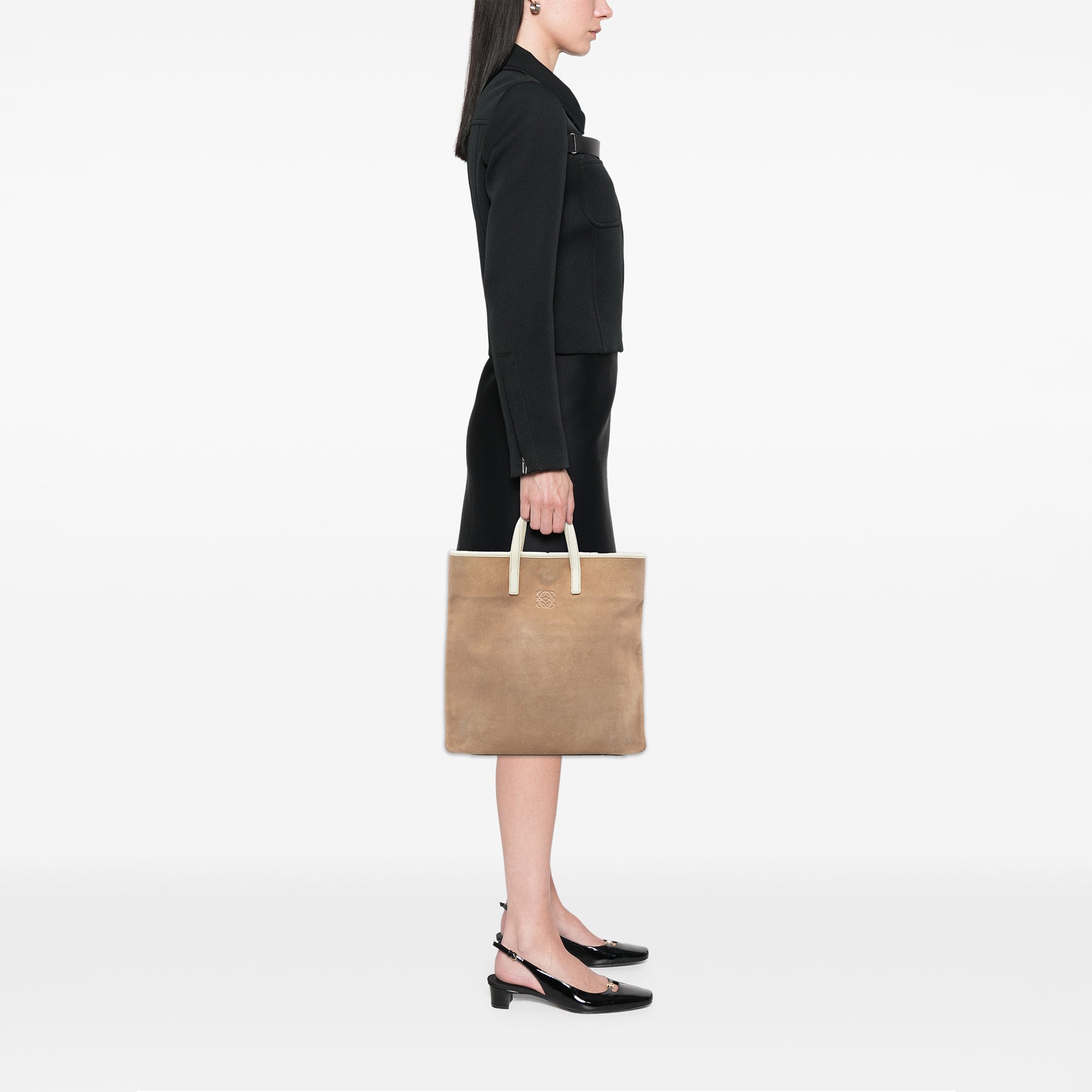 Anagram Suede Tote - Image 6