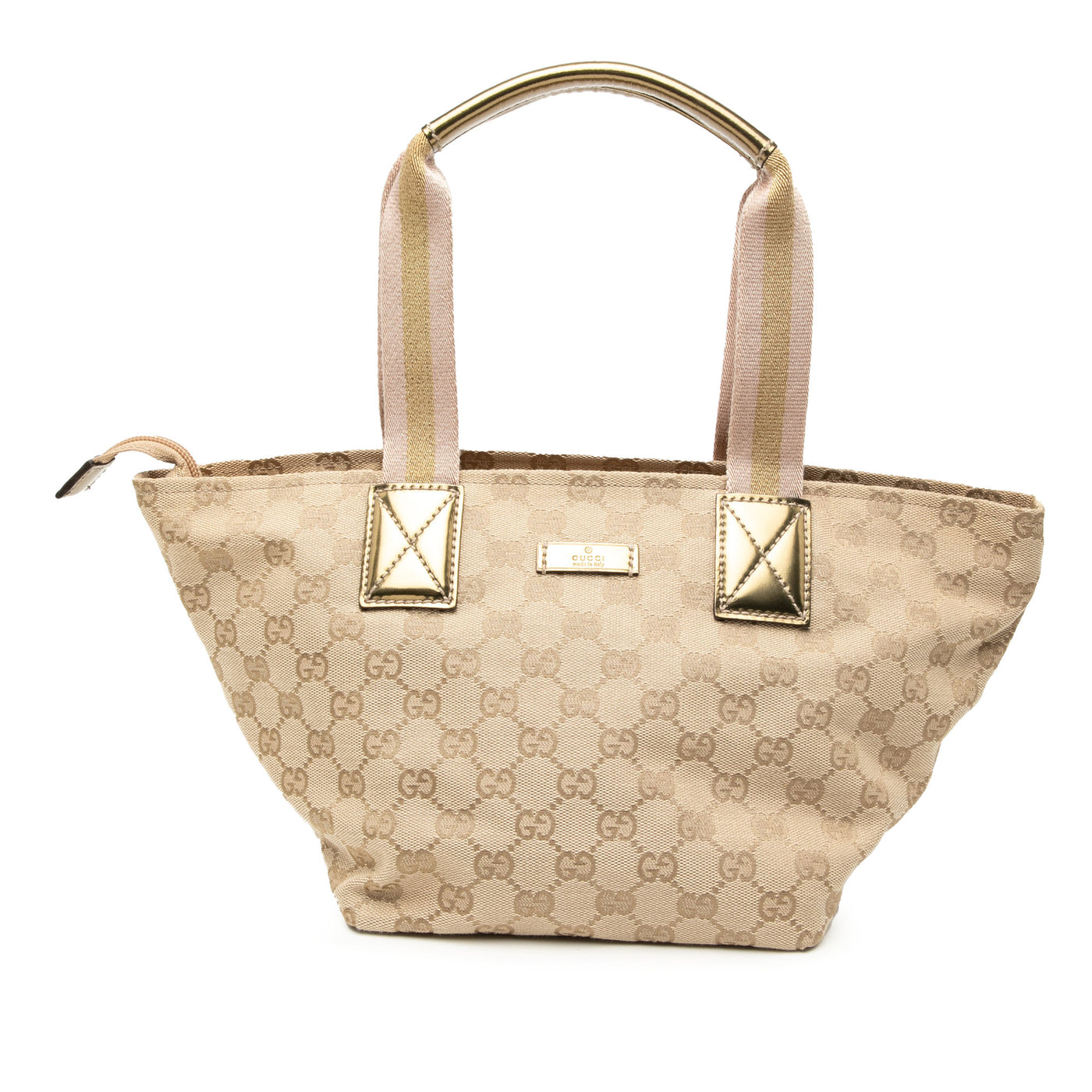 GG Canvas Web Tote - Image 1