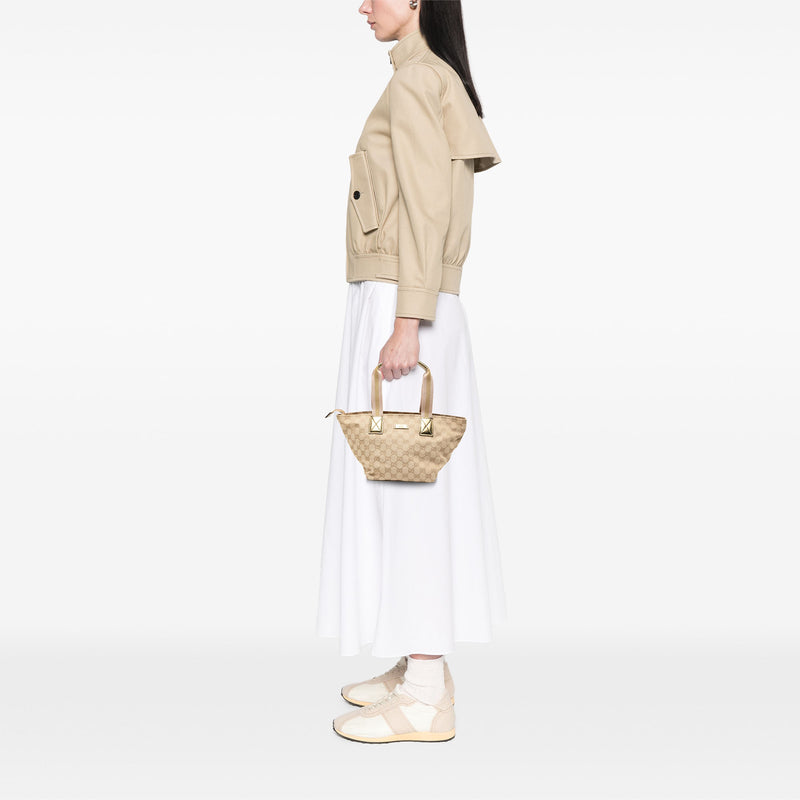 GG Canvas Web Tote - Image 7